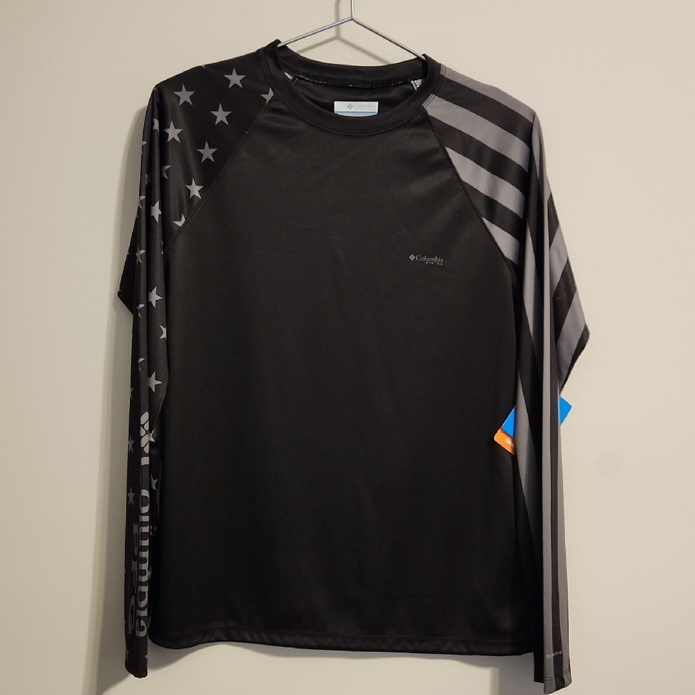 [LAST CHANCE - WILL DONATE 2 APRIL] Columbia Stars & Stripes Omnishade Sun Shirt